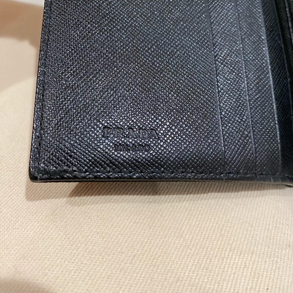 Prada Nylon Trifold Wallet w/ COA - Picture 12 of 15